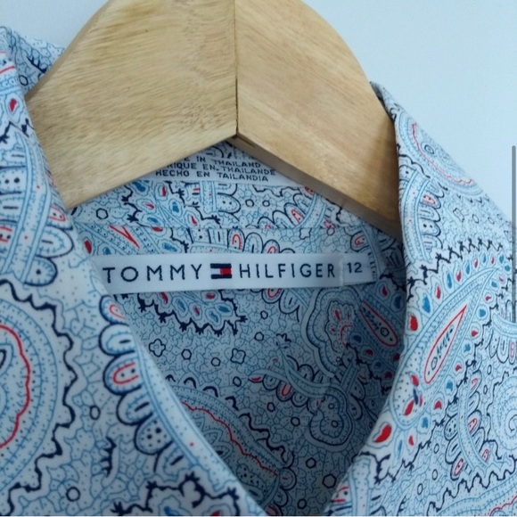 Tommy Hilfiger Paisley Button Down Shirt - Picture 4 of 6